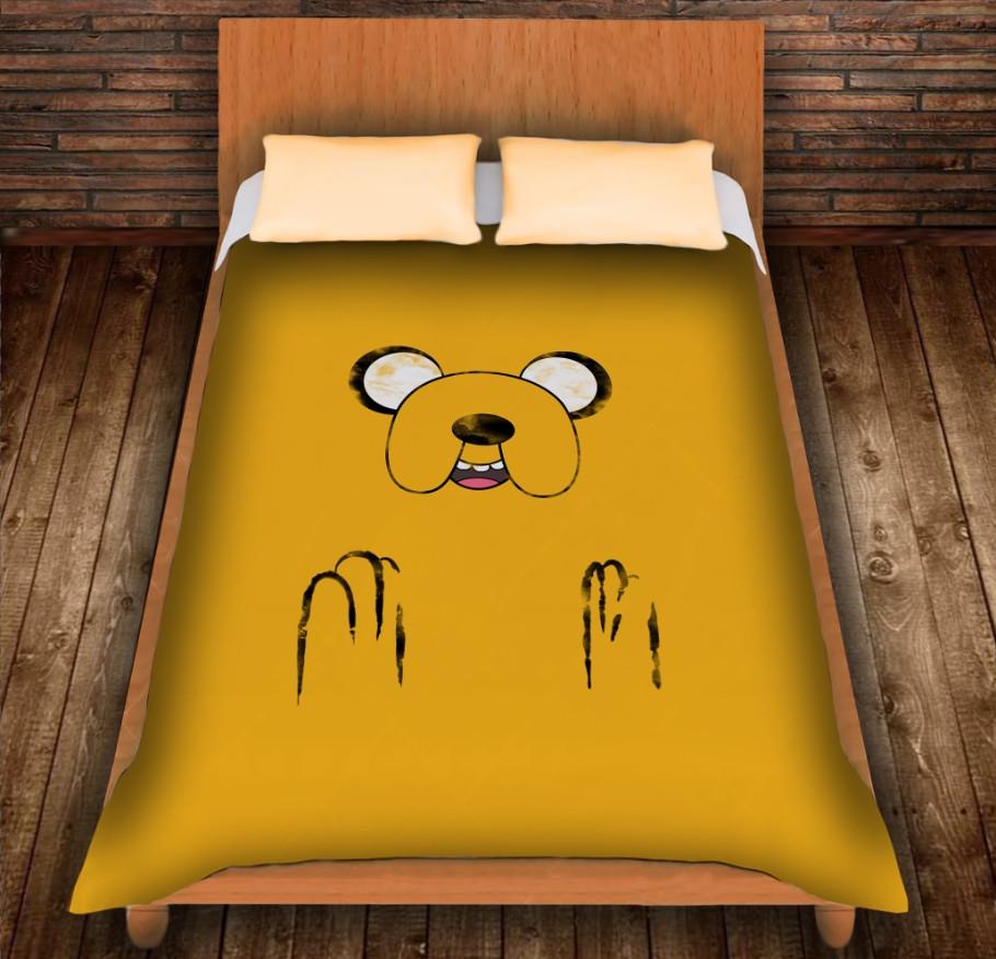 Плед с 3D принтом Время приключений Джейк 150x200 см (epi_0308)