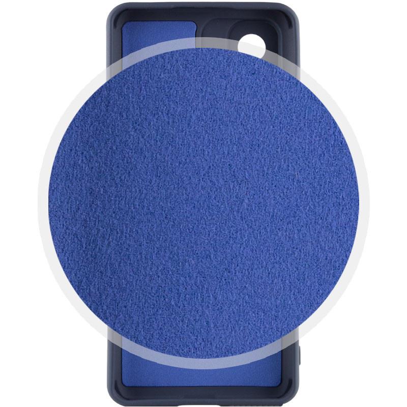 Противоударный Чехол Silicone Cover Lakshmi Full Camera (AAA) для Xiaomi Redmi 12C Темно-синий / Midnight blue - фото 3