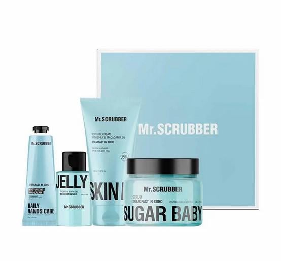 Подарунковий набір косметики Mr. Scrubber Care from Soho по догляду за обличчям та тілом для жінок