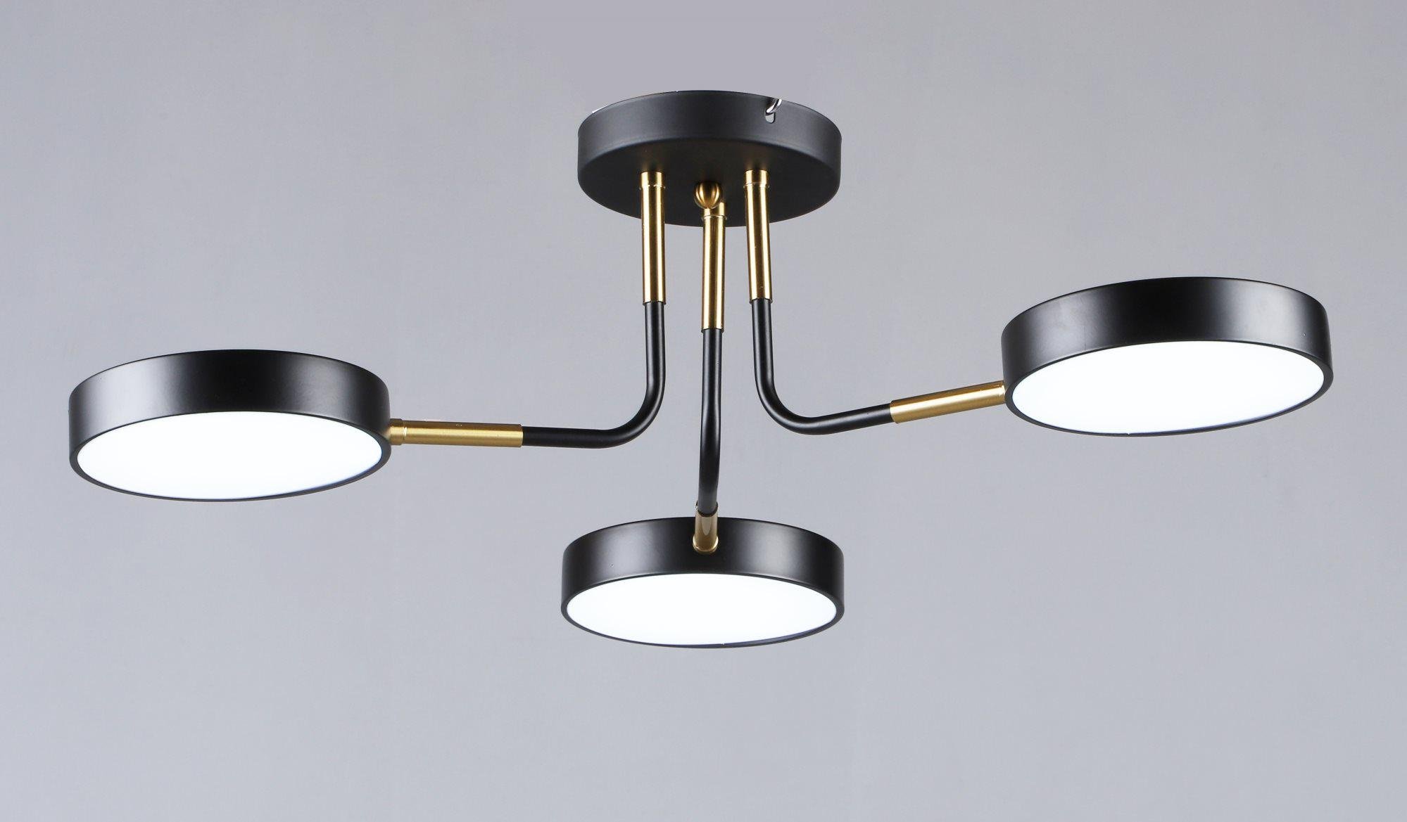 Люстра потолочная светодиодная Sirius B N6341/3 BK/COP