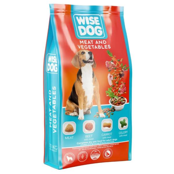 Корм для собак Wise Dog with meat and Vegetables м'ясо та овочі 500 г (000024505)