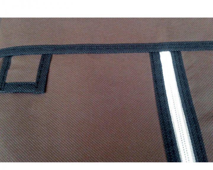 Шкаф тканевой HCX на 3 секции 88130 130х45х175 см Коричневий - фото 4 Шкаф тканевой HCX на 3 секции 88130 130х45х175 см Коричневий - фото 4