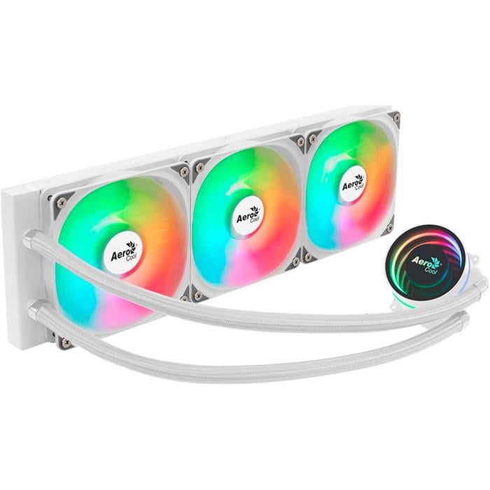 Система жидкостного охлаждения AeroCool Oasis L360 300 Вт 2200 об/мин 3x120 мм Белый (ACLA-OA36117.21)