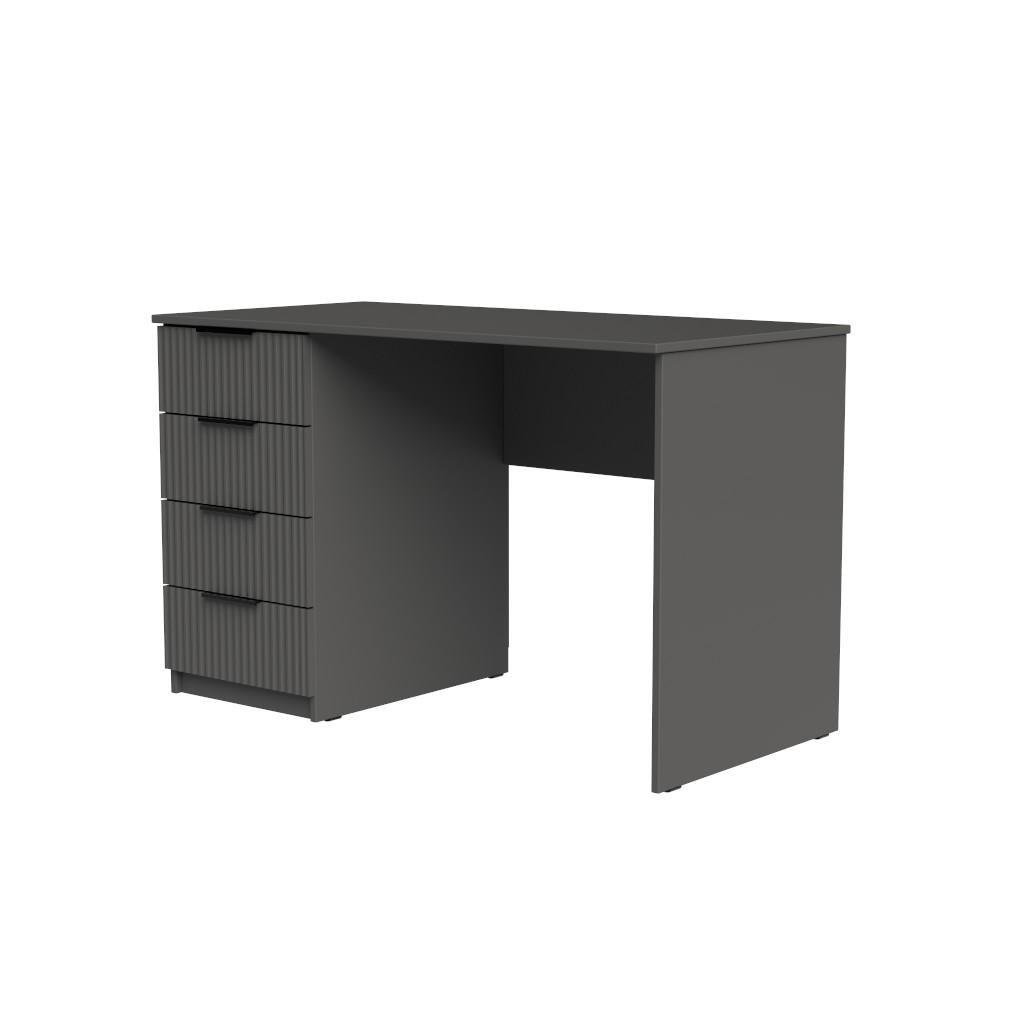 Стіл письмовий СП2 4Я SENAM 750х1300х500 мм корпус ДСП Сірий Графіт фасад МДФ фарба RAL7012 Сірий фрезерерування Плаше Грос - фото 3 Стіл письмовий СП2 4Я SENAM 750х1300х500 мм корпус ДСП Сірий Графіт фасад МДФ фарба RAL7012 Сірий фрезерерування Плаше Грос - фото 3