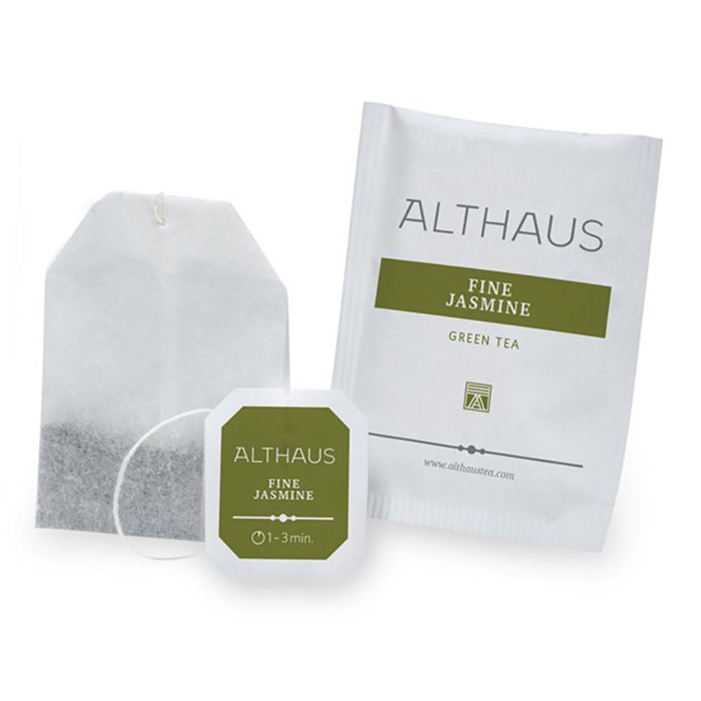 Чай зелений із жасмином пакетований Althaus Fine Jasmine Deli Packs 20 пакетиків по 1,75 г - фото 3