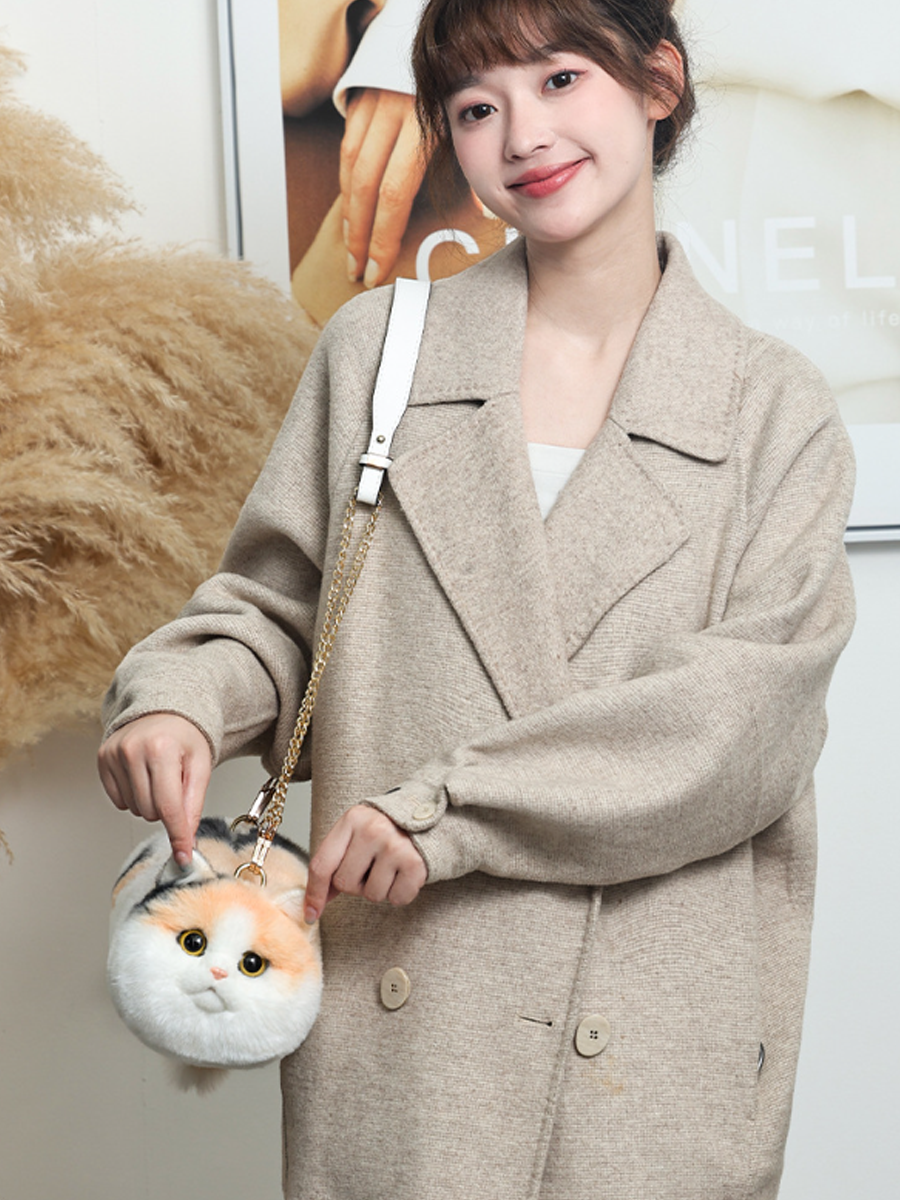 Сумка плюшевая женская в форме кошки (545778) - фото 3 Сумка плюшевая женская в форме кошки (545778) - фото 3