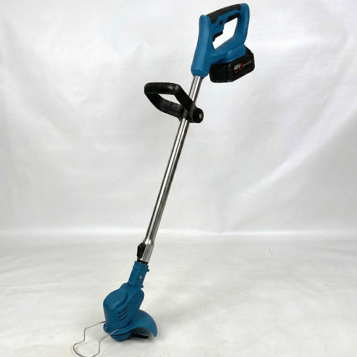 Триммер аккумуляторный для газона травы и кустов беспроводная газонокосилка с 2 аккумуляторами 48V (DT-48)