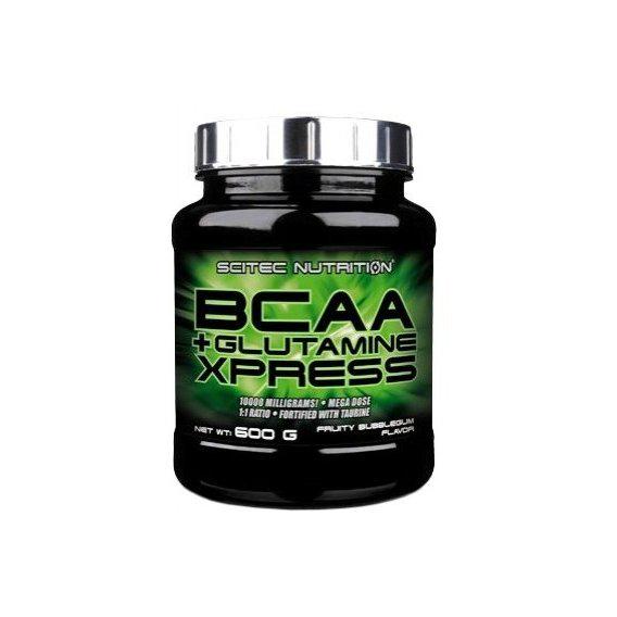 Амінокомплекс для спорту Scitec Nutrition BCAA з Glutamine Xpress 600 г 50 порцій Lime