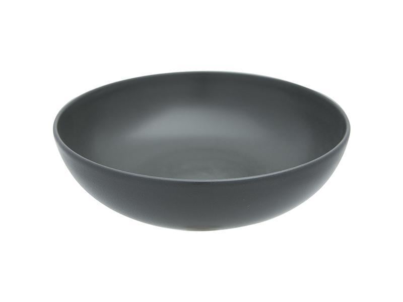 Салатник фарфоровый Porland 25 см Black (368225/Bl)