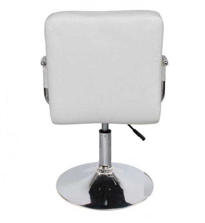 Крісло Group SDM Артур хром/еко шкіра Білий - фото 4 Крісло Group SDM Артур хром/еко шкіра Білий - фото 4