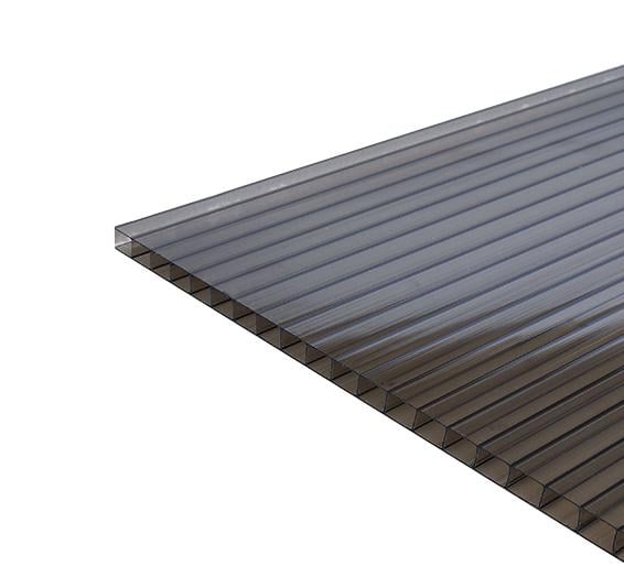 Поликарбонат сотовый Marlon ST 1УФЗ 4х2100x6000 мм Бронзовый (00-00017547)