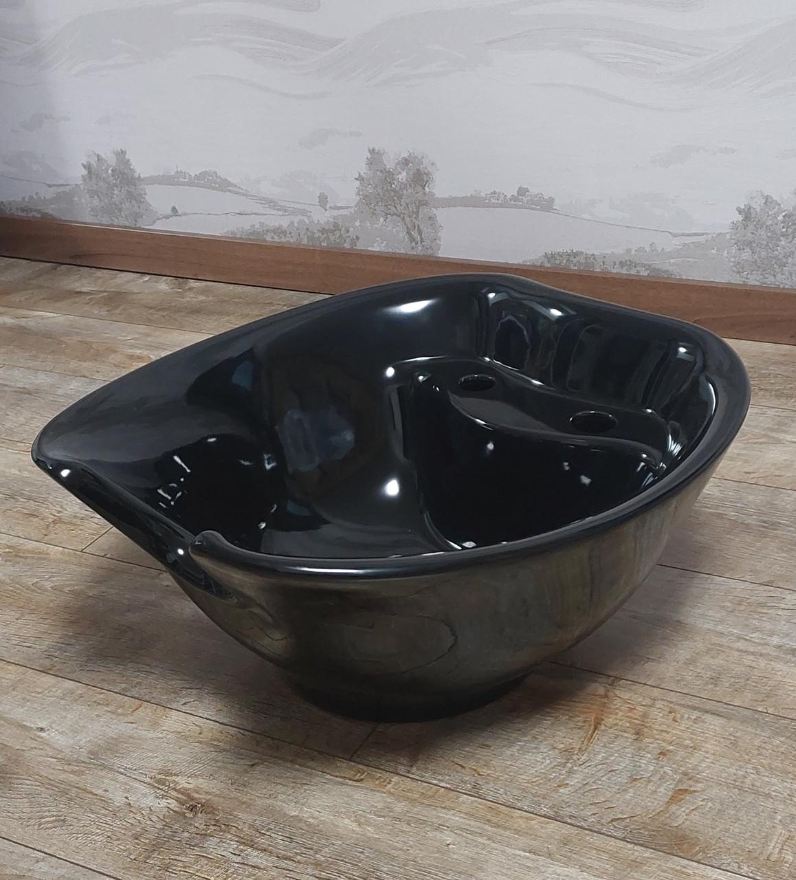 Раковина к парикмахерской мойке ДенІС professional Rumba 0331 керамическая Черный (1453071345) - фото 8 Раковина к парикмахерской мойке ДенІС professional Rumba 0331 керамическая Черный (1453071345) - фото 8