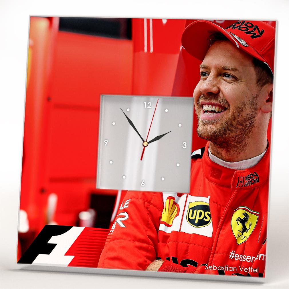 Часы Себастьян Феттель Formula F1 260x260 мм (C04400)