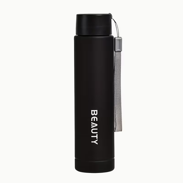 Бутылка для воды Beauty пластиковая 260 мл Черный
