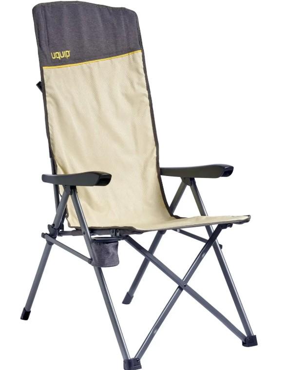 Кресло туристическое раскладное Uquip Justy XL Sand/Grey (DAS303231)