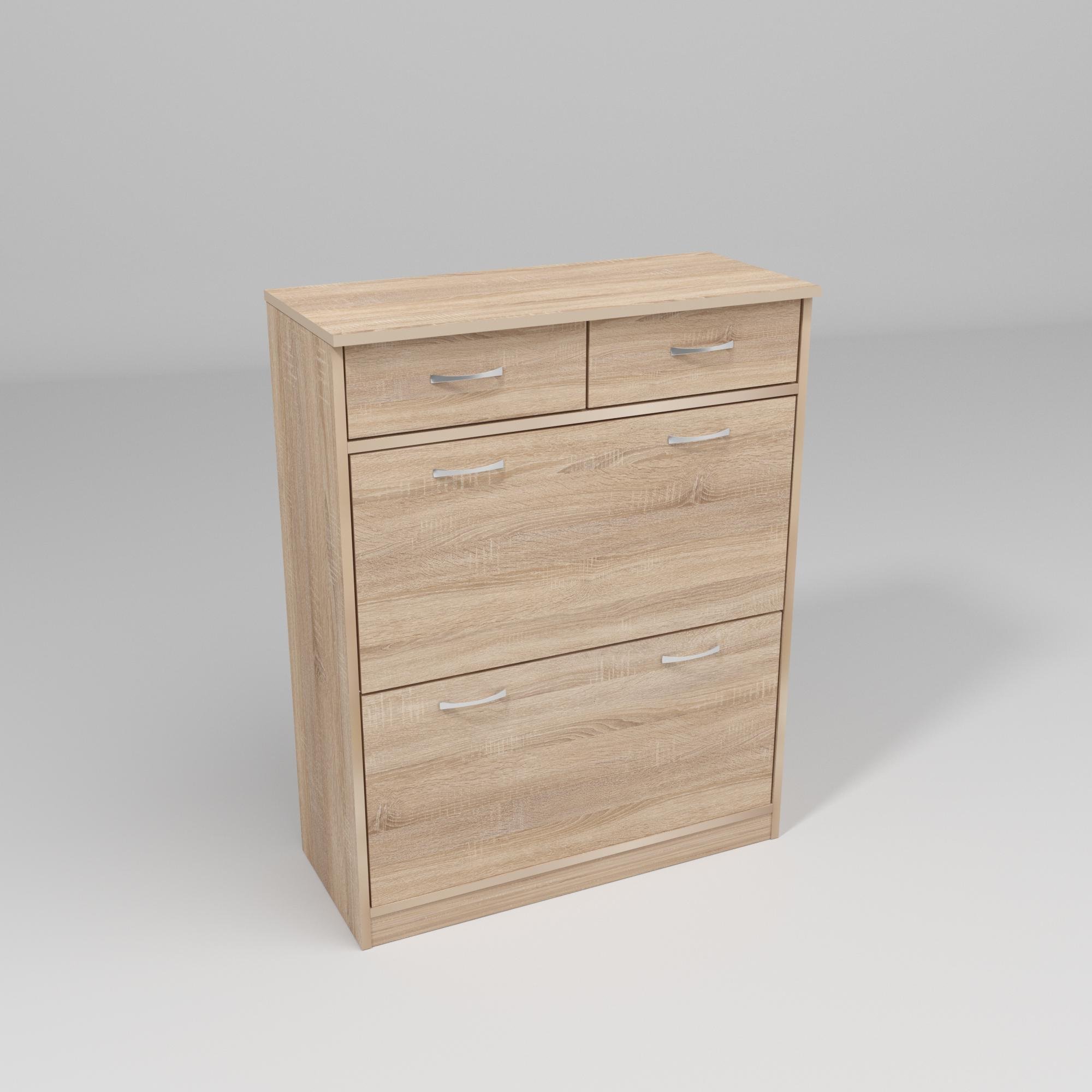 Тумба для обуви №2 800х350х1010 мм Дуб Сонома(12627)