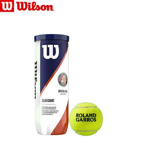 М'ячі для тенісу Wilson ROLAND GARROS CLAY CT 3 ball Green (WRT125000) - фото 2