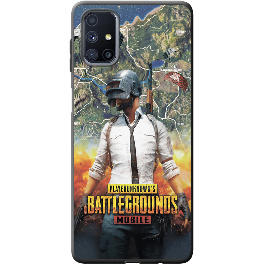 Чохол Boxface Samsung M515 Galaxy M51 PUBG Mobile Чорний силікон (40937-up2309-41345)