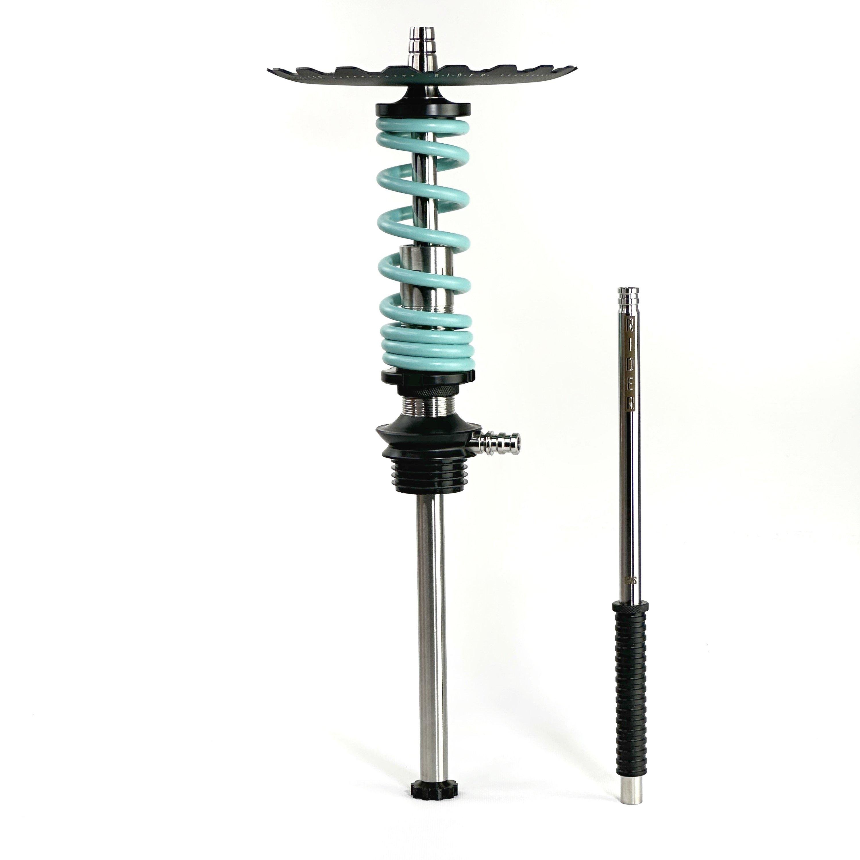 Шахта для кальяна Trumpet Rider S нержавеющая сталь 50 см Бирюзовый (22920)