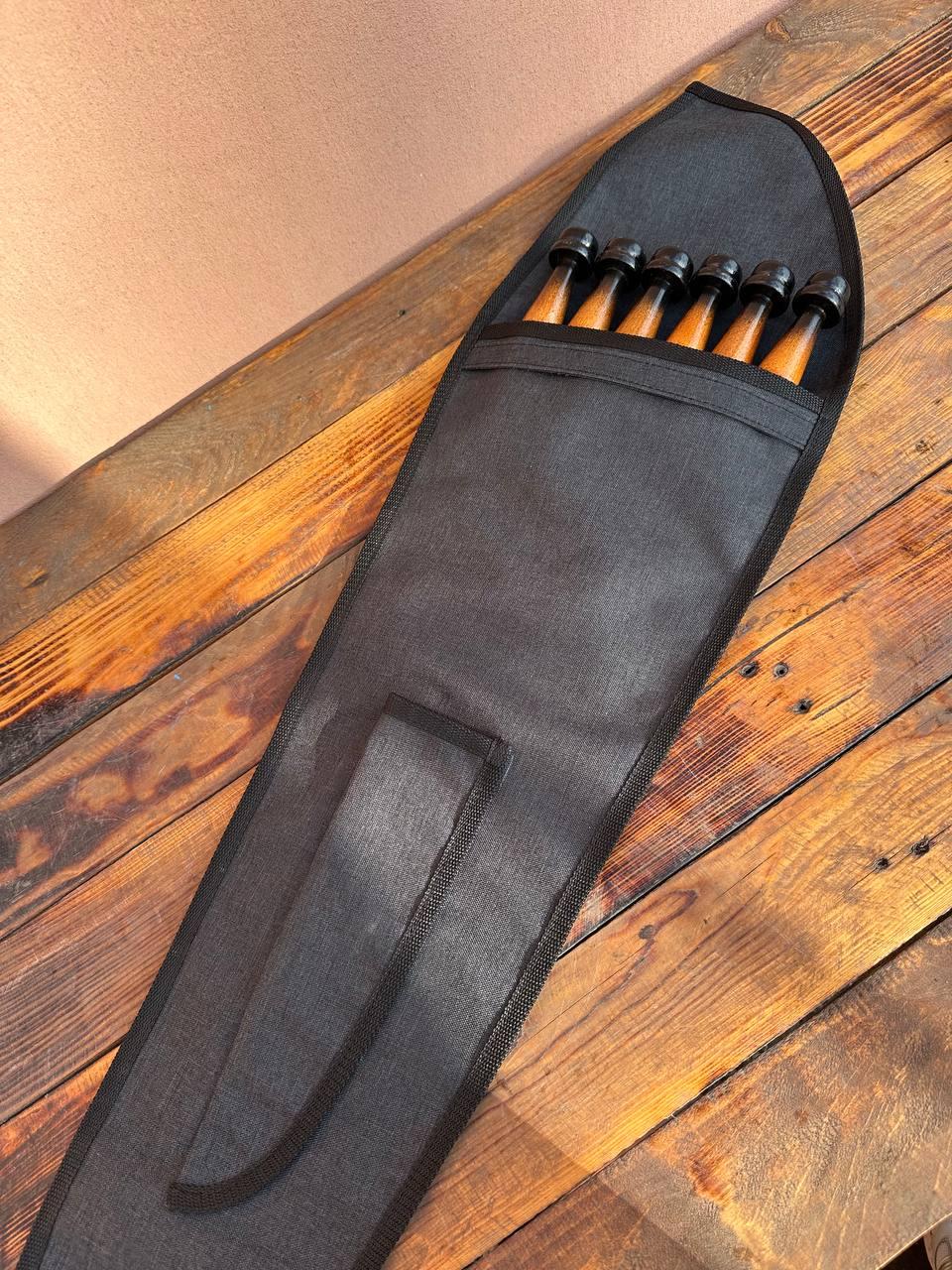 Чохол для шампурів з ручкою 80 см (2546486740) - фото 3 Чохол для шампурів з ручкою 80 см (2546486740) - фото 3