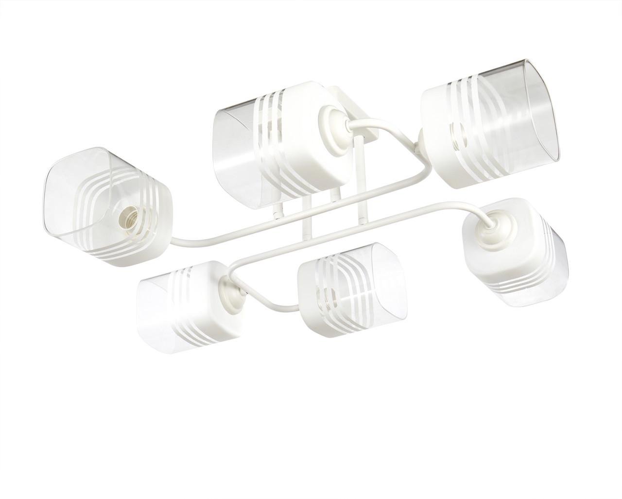 Люстра Valeso на 6 плафонів Білий (1970195/6) - фото 1 Люстра Valeso на 6 плафонів Білий (1970195/6) - фото 1