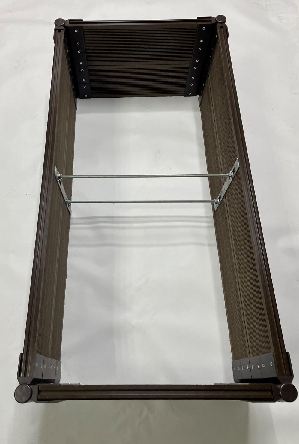 Грядка теплая высокая с ДПК 3D фактура 300х750х3000 мм Коричневый (10609356) - фото 5 Грядка теплая высокая с ДПК 3D фактура 300х750х3000 мм Коричневый (10609356) - фото 5