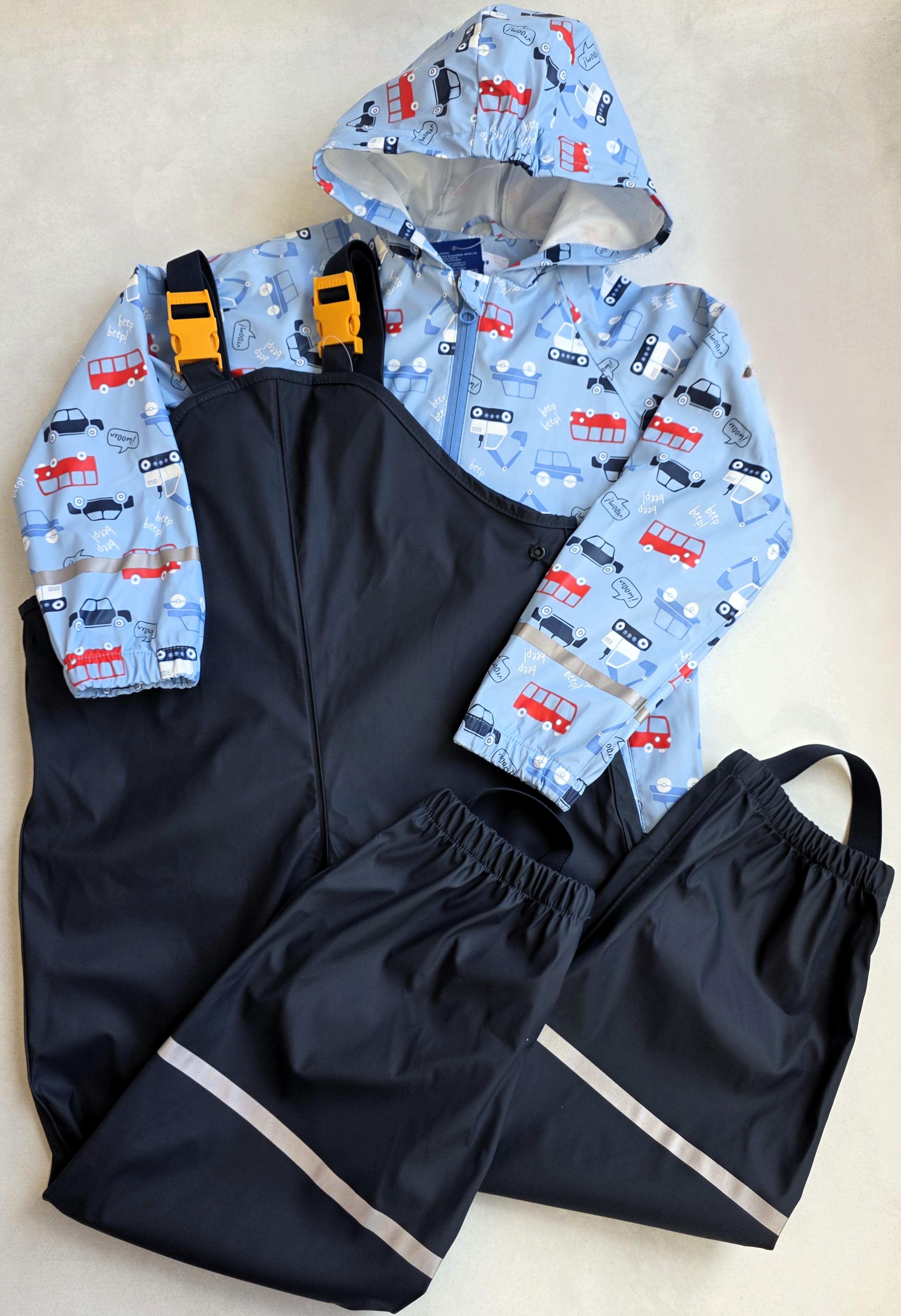 Дождевик-комплект для мальчика Lupilu без утепления 98-104 см (086654/088993)