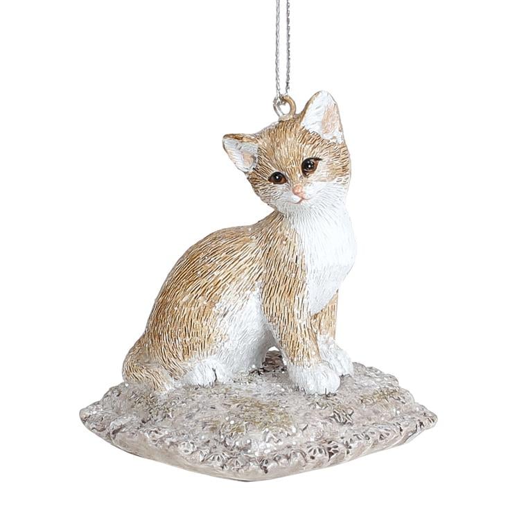 Фигурка-подвеска BonaDi Кошка на подушке (707-709)