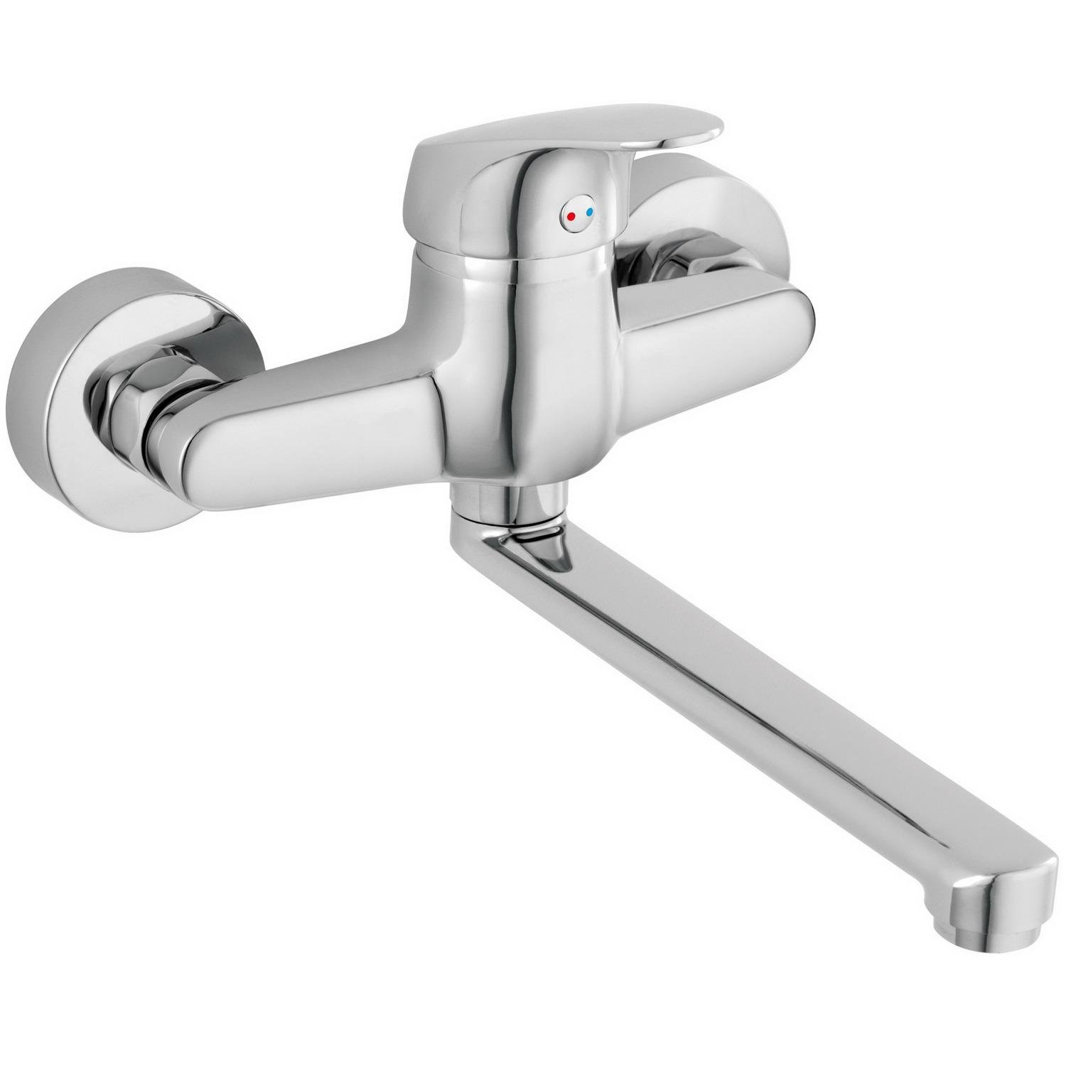 Смеситель для кухни Ferro One BFO5 настенный однорычажный Хром (247105)