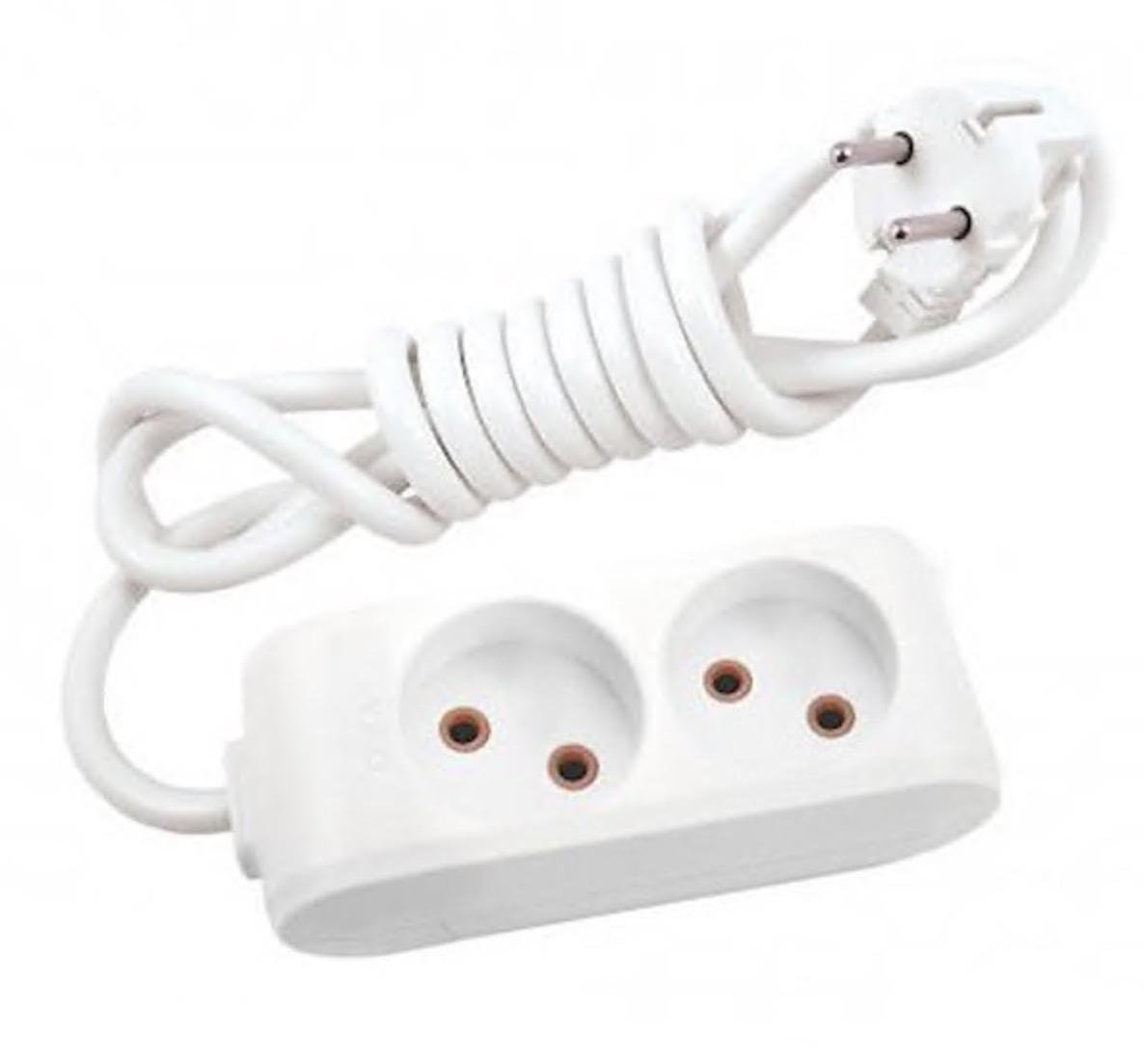 Подовжувач двомісний Viko Multi-Let без заземлення 5 м (27848274)