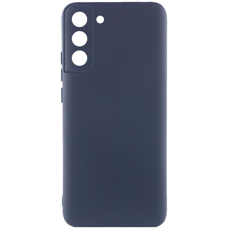 Противоударный чехол Silicone Cover Lakshmi Full Camera (A) для Samsung Galaxy S21 FE Синий / Midnight Blue