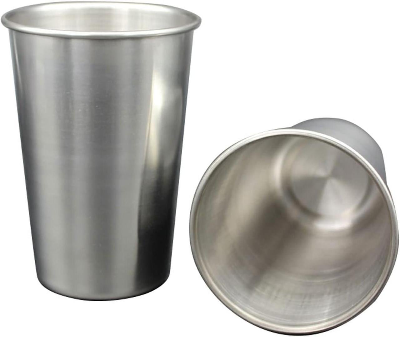 Набір склянок з нержавіючої сталі 500 мл 2 шт. (Е051567-2) Набір склянок з нержавіючої сталі 500 мл 2 шт. (Е051567-2)