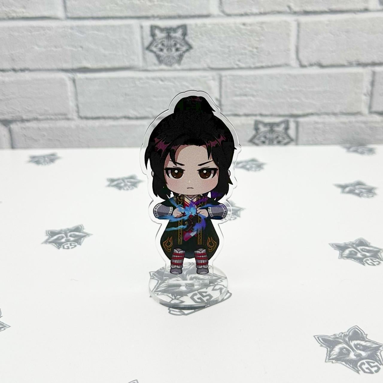 Фигурка коллекционная акриловая Chibi Аниме Расколотая битвой синева небес Yan Xiao 10 см (2219826433)