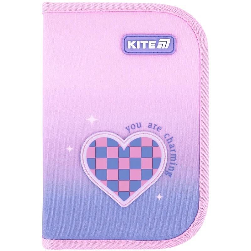 Пенал школьный без наполнения Kite Charming Розовый (K26-621-1)