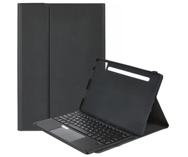 Чехол с Bluetooth-клавиатурой Magnet Flip Cover для Lenovo Idea Tab Pro 12,7 2025 с RGB-подсветкой и Тачпадом Черный