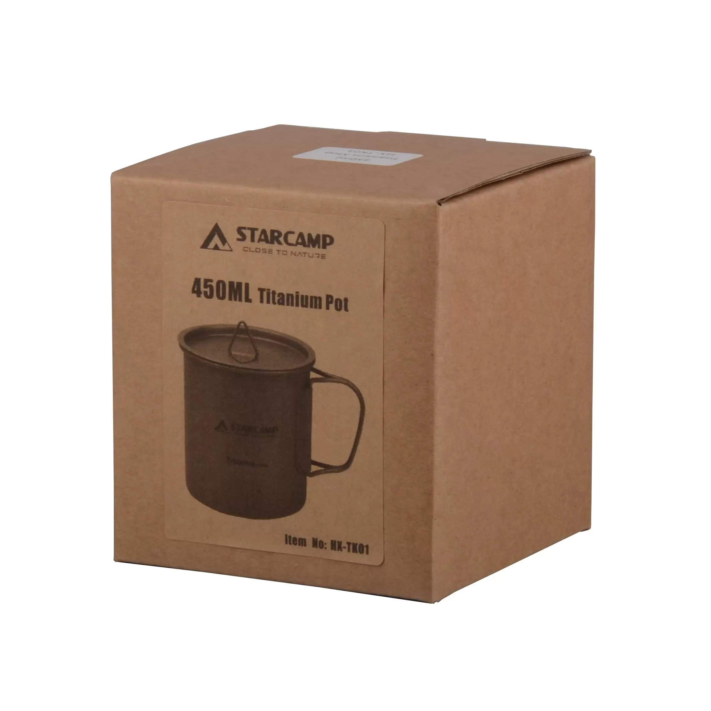 Чашка туристическая титановая Starcamp HX-TK01 450 мл Titanium (SC140) - фото 3