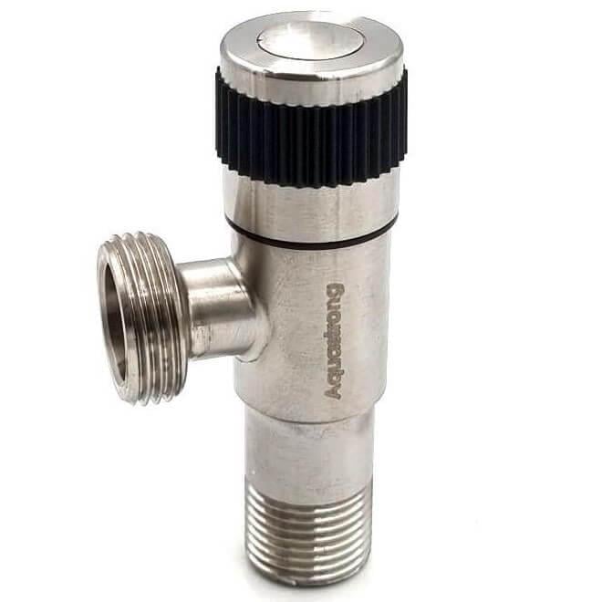 Кран приборный Aquastrong R3 1/2"x1/2" нержавеющая сталь (R304)
