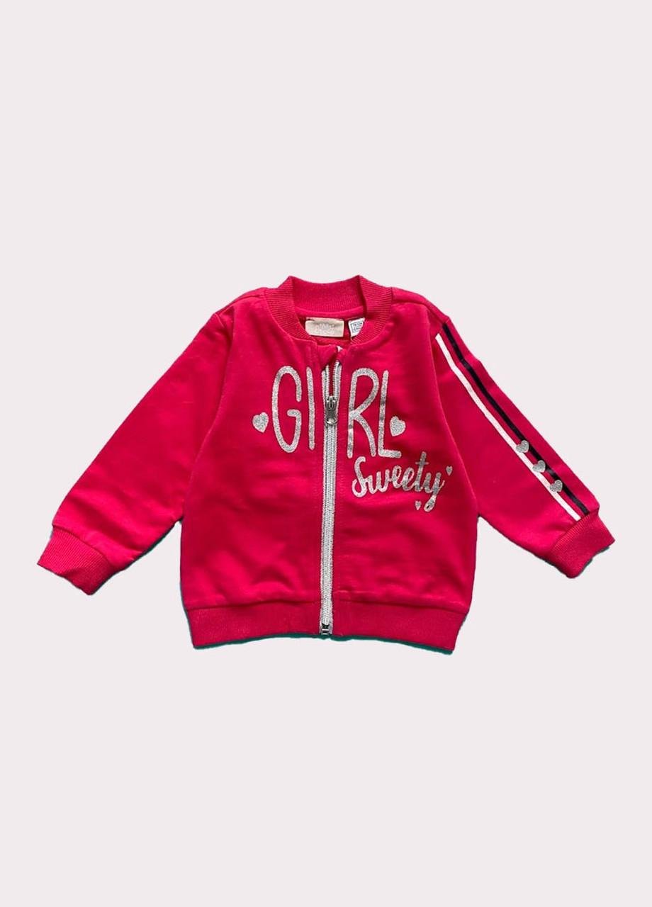 Кофта детская Chicco на замочек 9-12 мес. 74 см Розовый (2081861225)