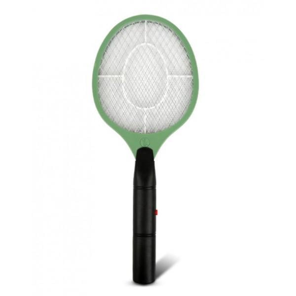 Электромухобойка Rechargeable Mosquito-hitting Swatter на аккумуляторе Зеленый (8701/2)