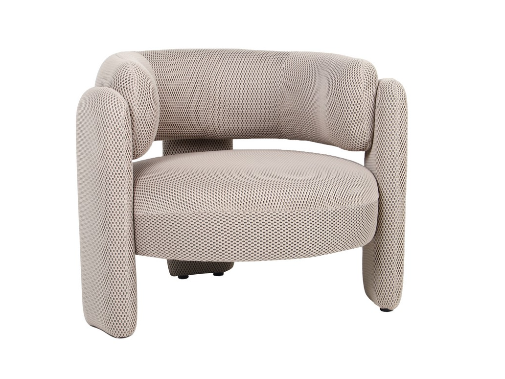 Мягкое кресло Vetro Mebel Памела Бизе (Armchair-pamela-beige)