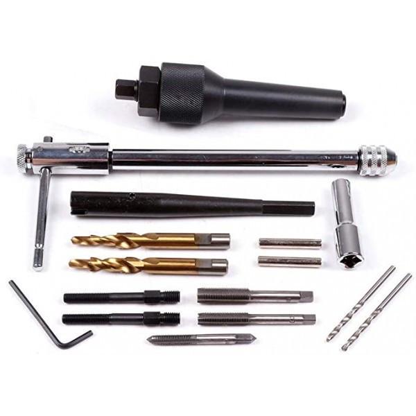 Набір для вилучення зламаних свічок Rewolt розжарювання та відновлення різьблення 8/10 мм (T4972) - фото 3