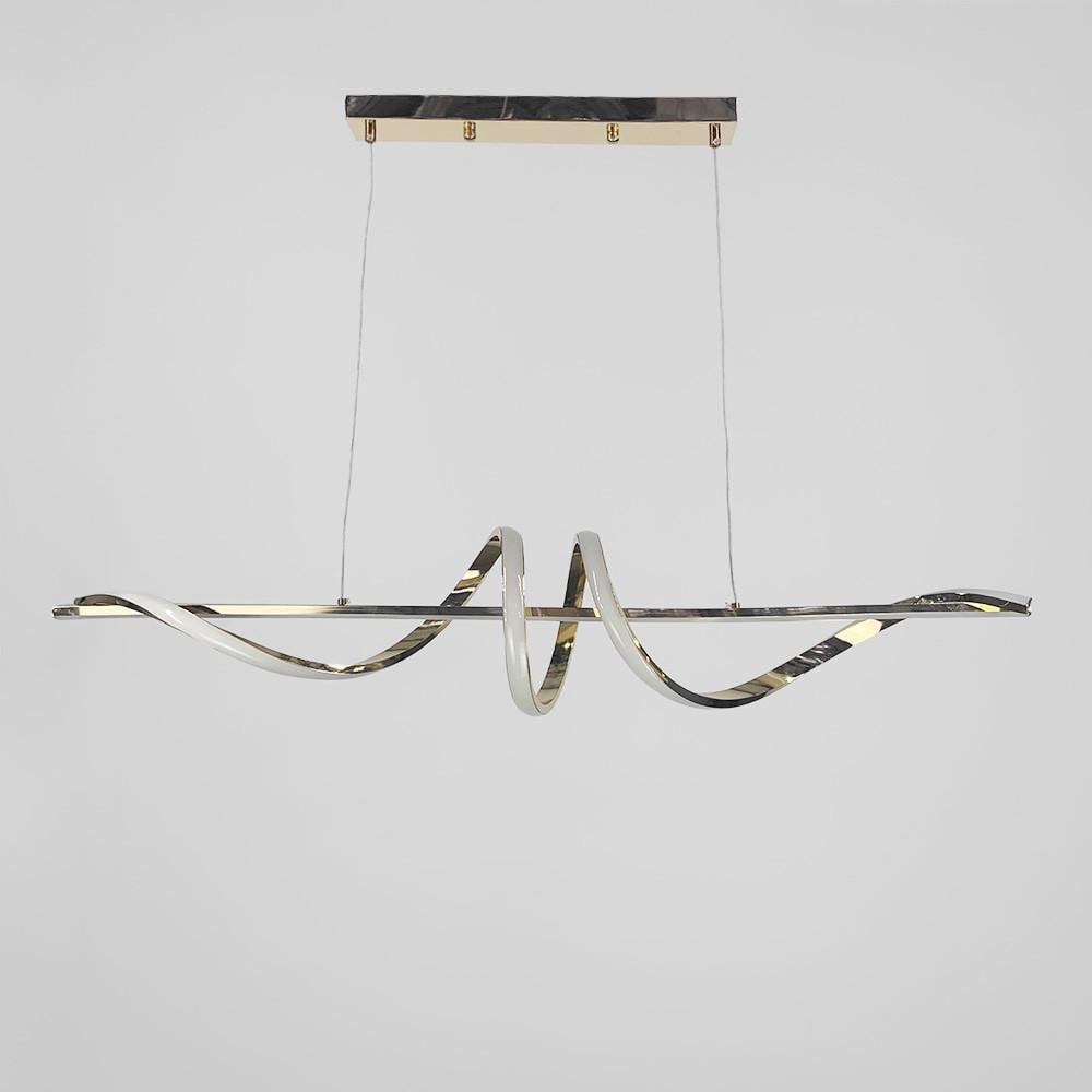 Люстра удлиненная Wave 100 см Золотой (K 23 GD)