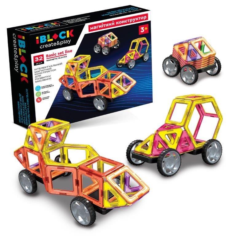 Конструктор дитячий магнітний PL-923-528 32 деталі (59151)