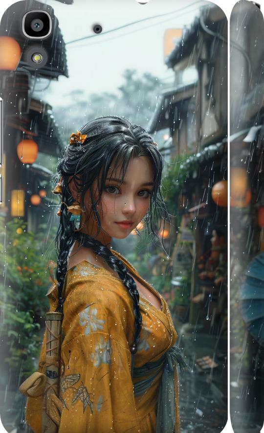 Чехол на Huawei Y6 Anime-girl (6133m-333-42517)