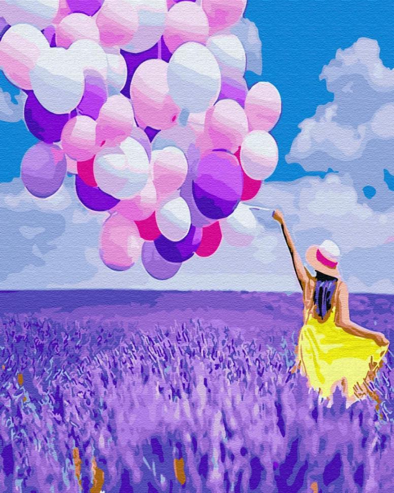 Картина по номерам Brushme Мечтательница в лавандовом поле (GX34207) Картина по номерам Brushme Мечтательница в лавандовом поле (GX34207)