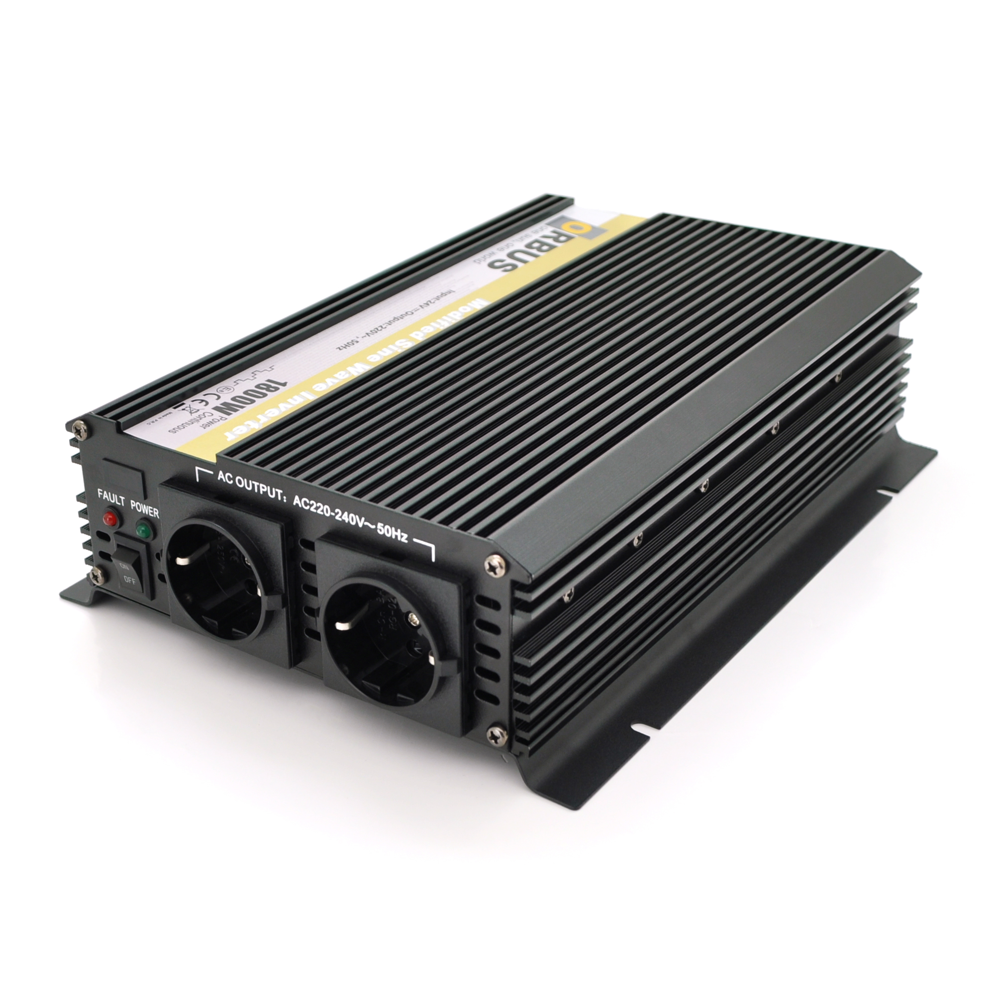 Инвертор напряжения ORBUS ORMS24-1800 1800 Вт 24/220V (26617891) - фото 1 Инвертор напряжения ORBUS ORMS24-1800 1800 Вт 24/220V (26617891) - фото 1