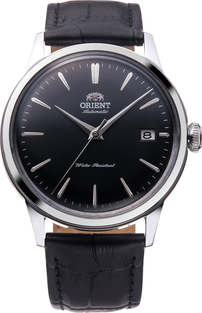 Наручний годинник чоловічий Orient Bambino Version 7 RA-AC0M02B10B з сталевим корпусом WR 30 м Чорний (3124584481)