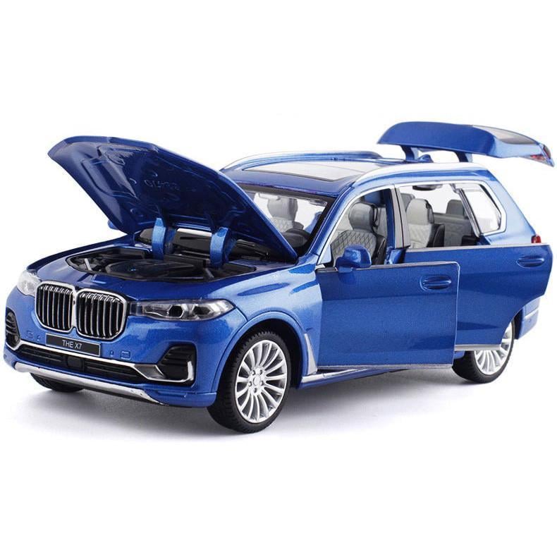 Іграшкова машинка металева BMW X7 1:32 Синій (28443367)