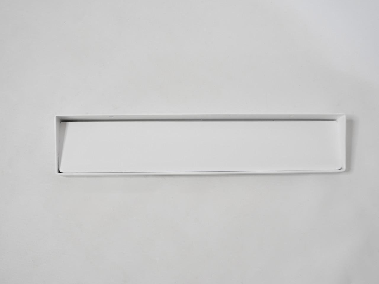 Полка в ванную/душ с низким бортиком алюминиевая 450 мм Белый (PLKAL03S51N025WHT) - фото 4