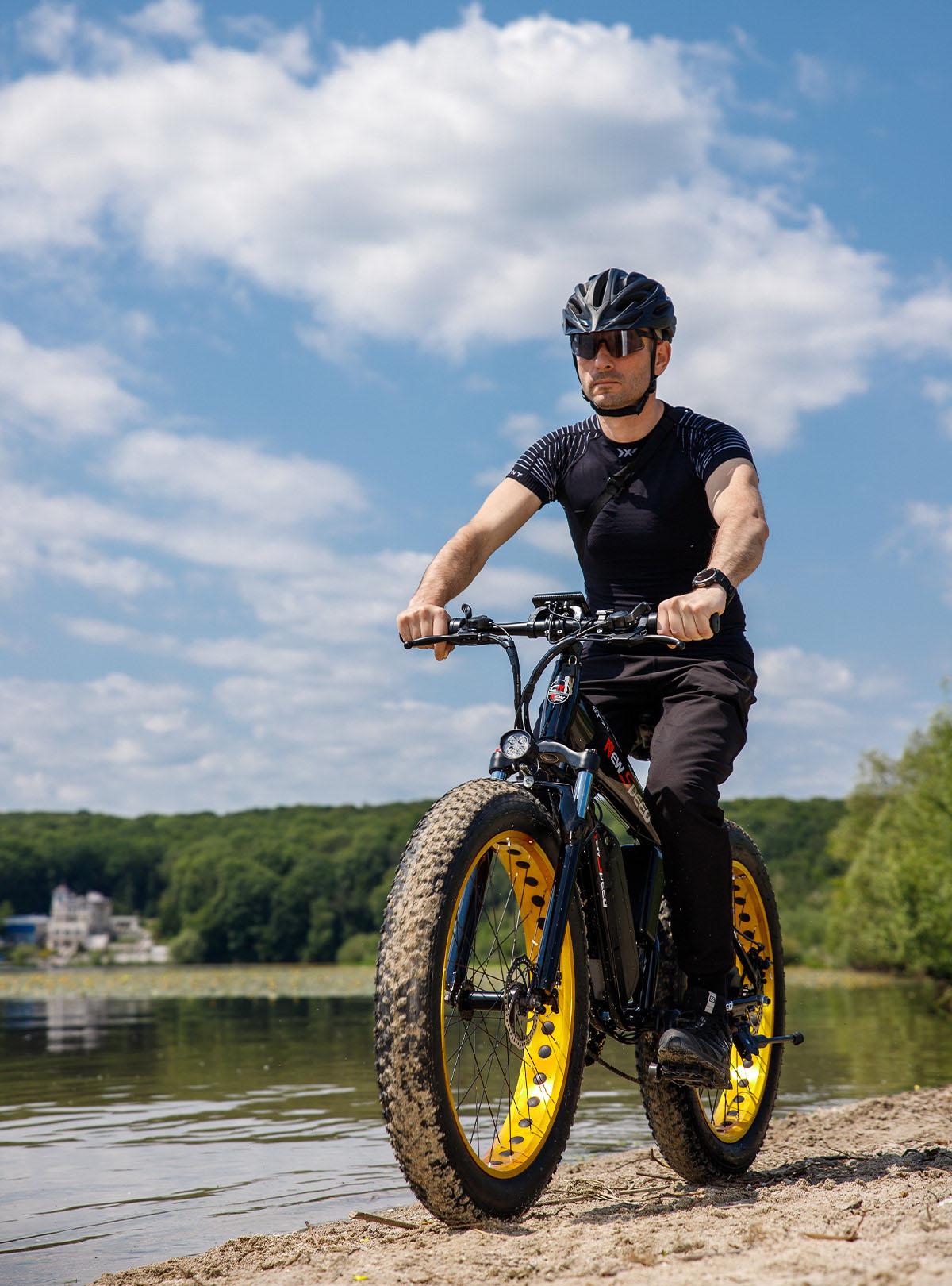 ᐉ Электровелосипед Fatbike 8818 New Speed 1000 W 48 V 13 Ah с широкими ...